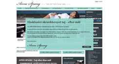 Desktop Screenshot of annespang.dk