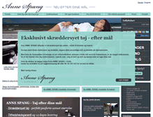 Tablet Screenshot of annespang.dk