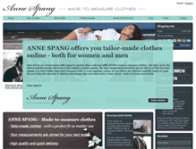 Tablet Screenshot of annespang.com